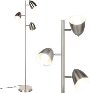 Modern Hotel Floor Lamp E27 with Led Filament Bulb Bedside Lamp Adjustable Height Dimmable Iron Finish Living Room Decor