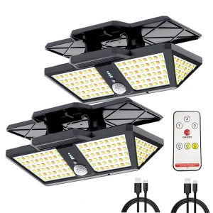 Modern IP65 Warm White LED Garden Lights Solar Powered Waterproof Clip-on Camping Pathway Motion Sensor Fence Deck Tent