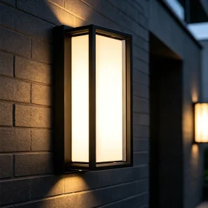 Modern IP65 Waterproof 90LM/W Wall Mounted Outdoor Lights 18W 5CCT LED Outdoor Wall Sconce Light Wall Lamps for Porch and Facade