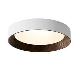 Modern Indoor Circular Pendant Ceiling Lamp AC-Powered LED Metal Switch Control Home Office