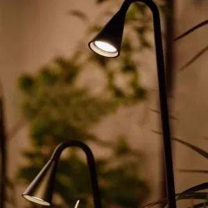Modern Indoor Garden Trumpet Light Warm White IP65 Waterproof Windproof Sunscreen Stainless Steel CRI90 Dimmable