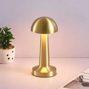 Modern Iron Body USB LED Table Lamp Touch Control Flexible Simple Design 3500-6000K Dimmer Battery Powered for Home Hotel Office