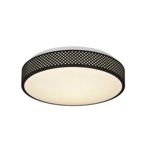 Modern Iron LED Black Frame Ceiling Light, 3CCT, Dimmable, Factory Direct