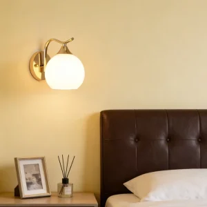 Modern Iron LED Wall Lamps with Triple Color Temperature & CRI 80 Dimmable for Bedroom Living Room & TV Background