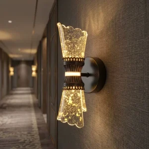 Modern LED Aluminum & Acrylic Wall Lamp with High CRI 80 600 Lumens for Indoor Living Room Reading Simplicity Decorative Design
