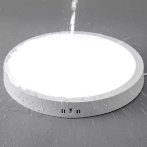 Modern LED Backlit Panel Light for Bedroom Office Hotel Bathroom ABS Waterproof IP54 CRI 80 35000 Hours