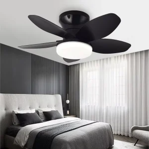 Modern LED Ceiling Fan, DC Motor, 3 Blades, Remote Control, 6-Speed, Dimmable
