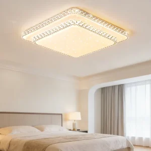 Modern LED Ceiling Light for Living Room and Bedroom with 3 Adjustable Color Settings