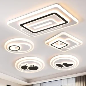 Modern LED Corridor Ceiling Lamp with Acrylic Cover for Bedroom Living Room