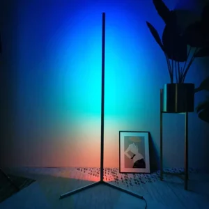 Modern LED Floor Lamp RGB Remote Corner Decoration Home Bedroom Living Room Atmosphere Colorful Club Indoor Standing Lighting