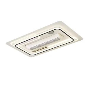 Modern LED Iron Acrylic Ceiling Fan Light Star Projection Includes Lamp Spotlights for Bedroom Living Room Dining Hotel Use AC