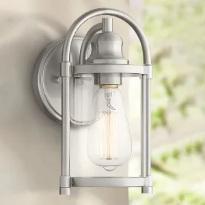 Modern LED Outdoor Wall Lantern Garden Light Waterproof Stainless Steel Garden Wall Lamp