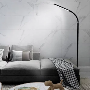Modern LED Standing Floor Lamp Home Decor Luxury Night Floor Lamp 360 Degree Rotation Metal Support Arms Light