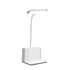 Modern LED Study Table Lamp with DC 36V ABS Material E26 Bulb Base Touch Control Dimmable for Home Desk Use