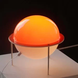 Modern LED Table Lamp Ball Shape Glass Eco Friendly Dimmable Home Decoration White Living Room Lighting