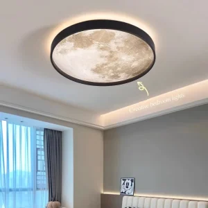 Modern LED Wall Lamp Ceiling Lights Moon Indoor Lighting for Bedroom Living Hall Room Home Decoration Fixture Lights
