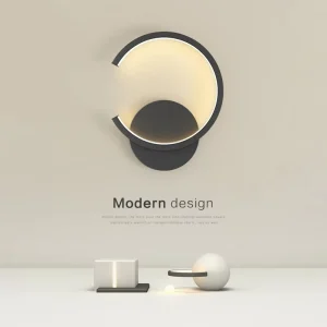 Modern LED Wall Lamp Nordic Simplicity Creativity Wall Lighting for Living Bedroom Aisle Home Decor Fixtures Indoor Wall Lamps