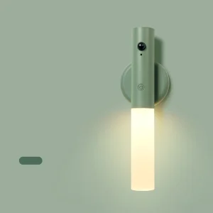 Modern LED Wall Lamp Smart USB Charging Night Light Control Magnetic Suction Bedside Corridor for Bedroom Human Body Sensing