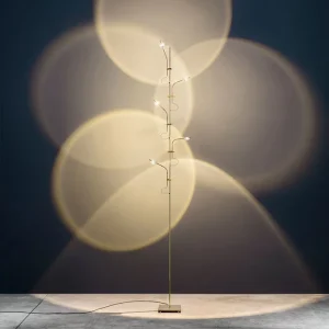 Modern LED White Metal 5 Light Adjustable Floor Lamp for Living Room Bedroom Home