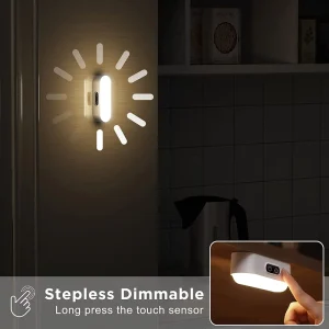Modern Led Kitchen Stair Wardrobe Under USB Rechargeable Motion Sensor Smart Cabinet Bed Night Lights Wall Mounted Dimmable
