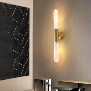 Modern Light Luxury Bedroom Nordic Living Room TV Wall Hallway Hotel Creative Decoration Minimalist LED Wall Lamps Dimmable Iron