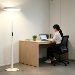 Modern Living Room Office Lights Floor Lamp Vertical Decoration Aluminum Standard Dimmable LED Floor Lamp