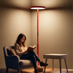 Modern Living Room Office Lights Floor Lamps Vertical Floor Lamp Decoration Aluminum Standard Dimmable LED Floor Lamp