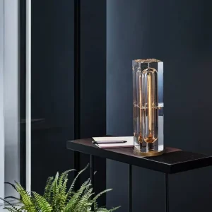 Modern Luxury Crystal LED Table Lamp AC Hotel Desk Lights Living Room Bedroom Bedside Lamp Art Home Decor Lighting Fixtures