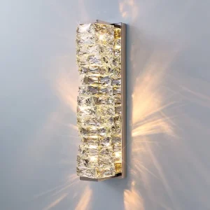 Modern Luxury Crystal Wall Lamp Living Room Background Wall Bedroom Bedside Study Corridor LED Interior Decorative Lamps