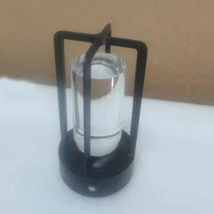 Modern Luxury Cylinder Table Lamp 3 Step Dimming Metal Shade AC Powered LED Touch Control Warm White Customizable Colors for