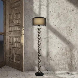 Modern Luxury Floor Lamp Retro Loft Art Design Industrial Standing Lamp Iron Body LED Light Wooden for House Villa