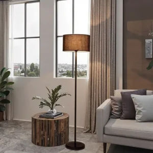 Modern Luxury Floor Lamp with LED Design Iron Body Standing Light for Living Room Hotel Bedroom Home Decorative Lighting