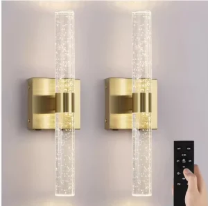 Modern Luxury LED Crystal Wall Lamp for Restaurant and Hotel Metal Design for Premium Lighting