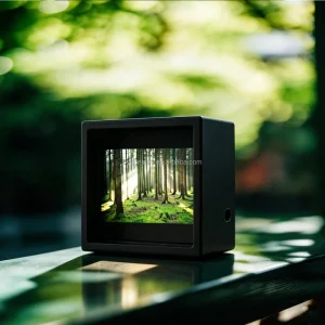 Modern Luxury Square Black White Gray Cement Concrete Battery Operated Warm White 3W LED Night Light Decorative Lamp for Gift