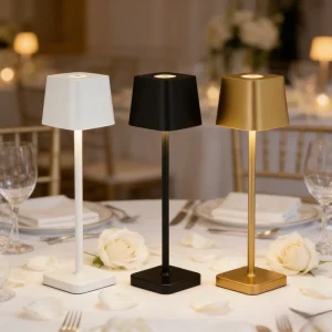 Modern Luxury Touch Night Light Lampada Da Tavolo Battery Rechargeable Restaurant Cordless Fabric Folding Led Table Lamp