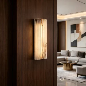 Modern Marble Wall Lamp for Bedroom Bedside Living Room TV Background Wall