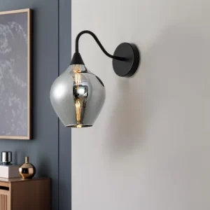 Modern Metal Glass Wall Lamp LED for Living Room and Home Corridor Lighting