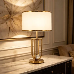 Modern Metal Table Lamp Bedroom Decorative Lamp