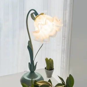Modern Minimalism Bedside Table Lamp Metal Acrylic White Shade E26 E27 Bulb Base DIY Ambient Decorative Night Light for Bedroom