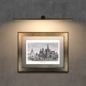 Modern Minimalist Aluminum LED Mirror Lamp with Multi-Color Temperature Dimmable for Bathroom Bedroom Wall Light