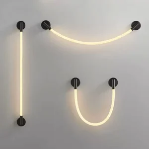 Modern Minimalist Cream Wall Lamp for Bedroom and Interior Atmosphere Decor