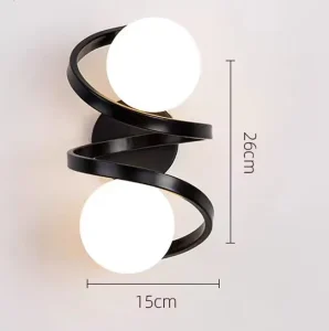 Modern Minimalist Creative and Unique Indoor Wall Light Bedroom Wall Mounted Lamp Sconces Wall Lighting (446-1W)