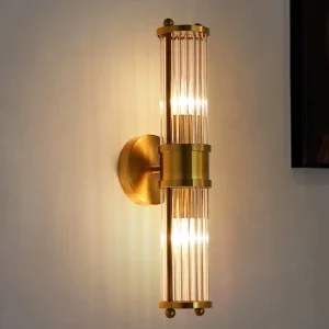 Modern Minimalist Crystal Wall Lamp for Bedroom Bedside Hotel Corridor