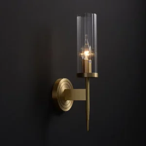 Modern Minimalist Decoration Wall Light LED Bedroom Brass Wall Lamps for Indoor Bedroom Living Room