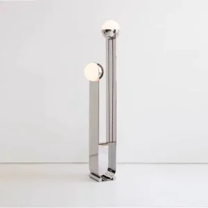 Modern Minimalist Decorative Corner Floor Light Living Room Luxury Standing Lighting Glass Ball Chrome Body Floor Lamp