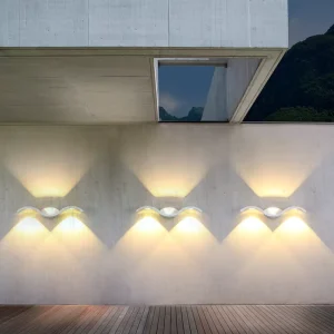 Modern Minimalist Energy Efficient LED Outdoor Wall Lamp Seagull Design Waterproof Universal Voltage Adjustable Color