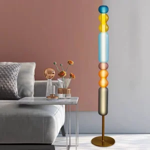 Modern Minimalist High end Hotel Living Room Bedroom Colorful LED Floor Lamps