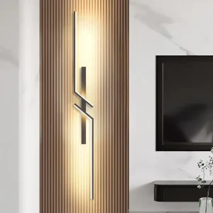 Modern Minimalist Home Luxury Grille Living Room TV Background Wall LED Bedroom Bedside Wall Lamp