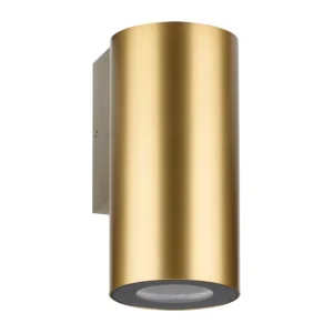 Modern Minimalist IP65 Waterproof Wall Light Simple Outdoor LED Villa Corridor Light 5W Brass Courtyard Wall Lamp