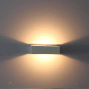 Modern Minimalist Indoor LED Wall Lamps Aluminum Remote Control Warm White Decor Lighting Bedroom Living Room Home Hotel Office